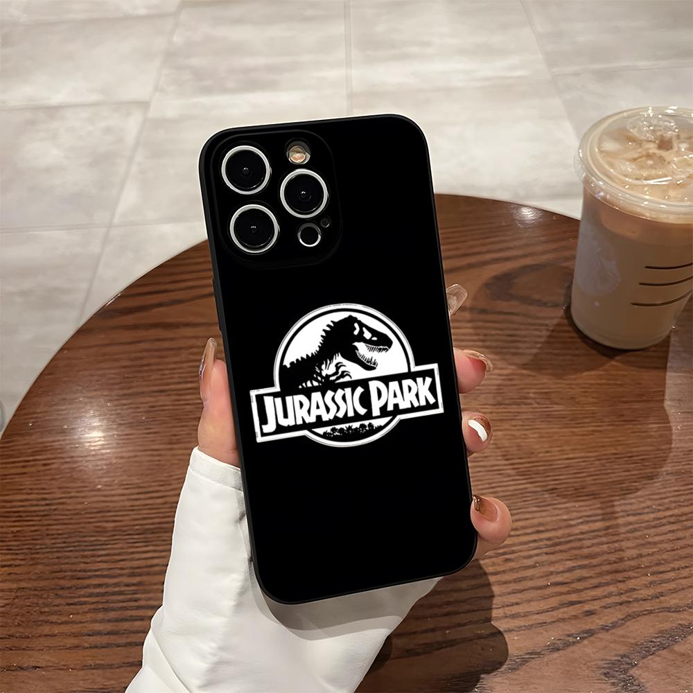 J-Jurassic Park Dinosaur World Phone Case For 17 Pro Max Iphone 14 Pro Max 12 16 15 13 Pro 11 Xr X Xs 8 7 Plus Back Cover