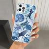 Чехол для телефона Ocean Starfish Sea Turtle Shark для Iphone 17 Air 16 15 Plus 14 13 Mini 12 11 Pro Max 16E 7 8 SE 2020 Мягкий Funda Prin