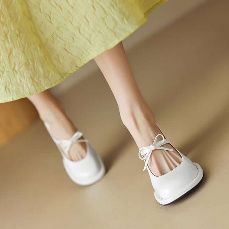 Бордовые туфли на высоком каблуке женские летние туфли Мэри Джейн 2024 года с бантом французские свадебные туфли