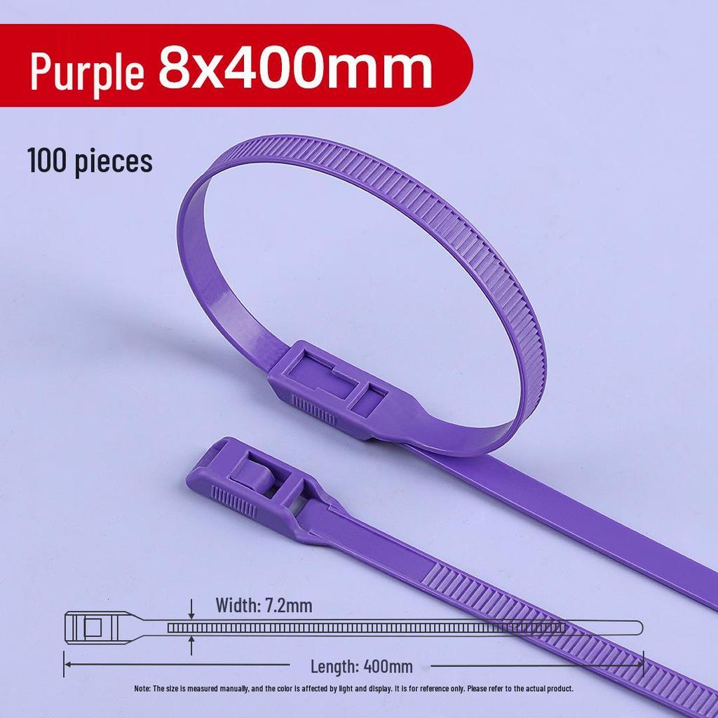 Нейлоновая самозатягивающаяся кабельная стяжка Naughty Castle для детского парка (8x350x400) - Особый цвет