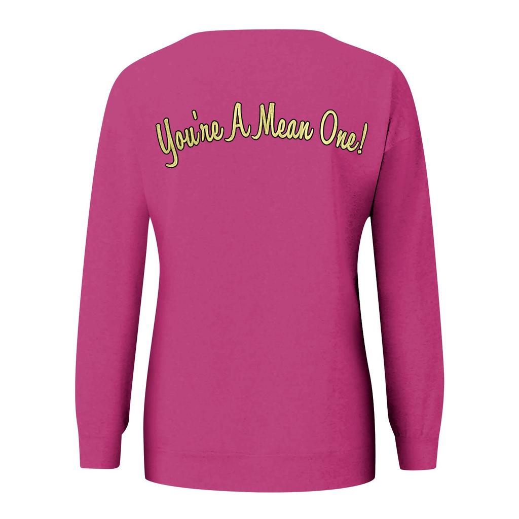 Женский повседневный модный рождественский принт с длинным рукавом, пуловер с Санта-Клаусом, повседневная толстовка