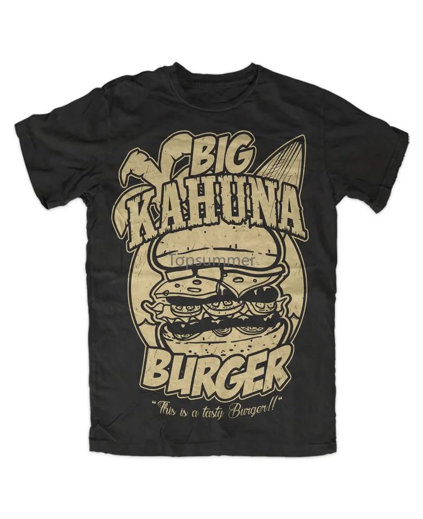 Футболка Big Kahuna Burger M2 с изображением Жюля Уинфилда Тарантино из фильма «Криминальное чтиво», футболка с рукавом, летняя мужская футболка, топы, одежда