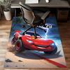 Custom Cars Mat Personalized Name, Polyester Washable Indoor Entryway Rug, Gift for Christmas, Easter, Thanksgiving Day