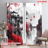 2pcs,2D Plane Printing Curtains Mountain Serenity Versatile Fabric (without Rod) Home Decor Ldeal for Kitchen Living Room Office