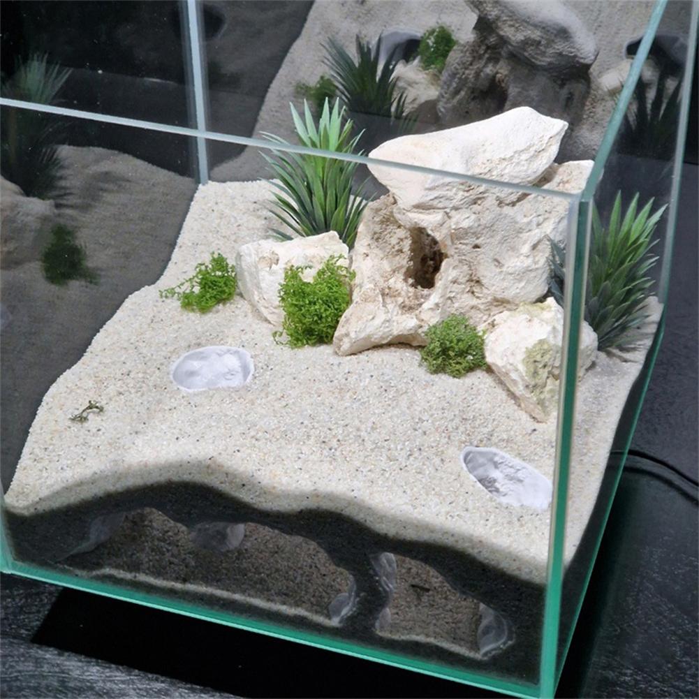 3D Printed Fish Tank Accessories Underground Tunnel Cave Bowl Hide Decoration for Cherry Shrimp Chili Rasbora Hermit Crab