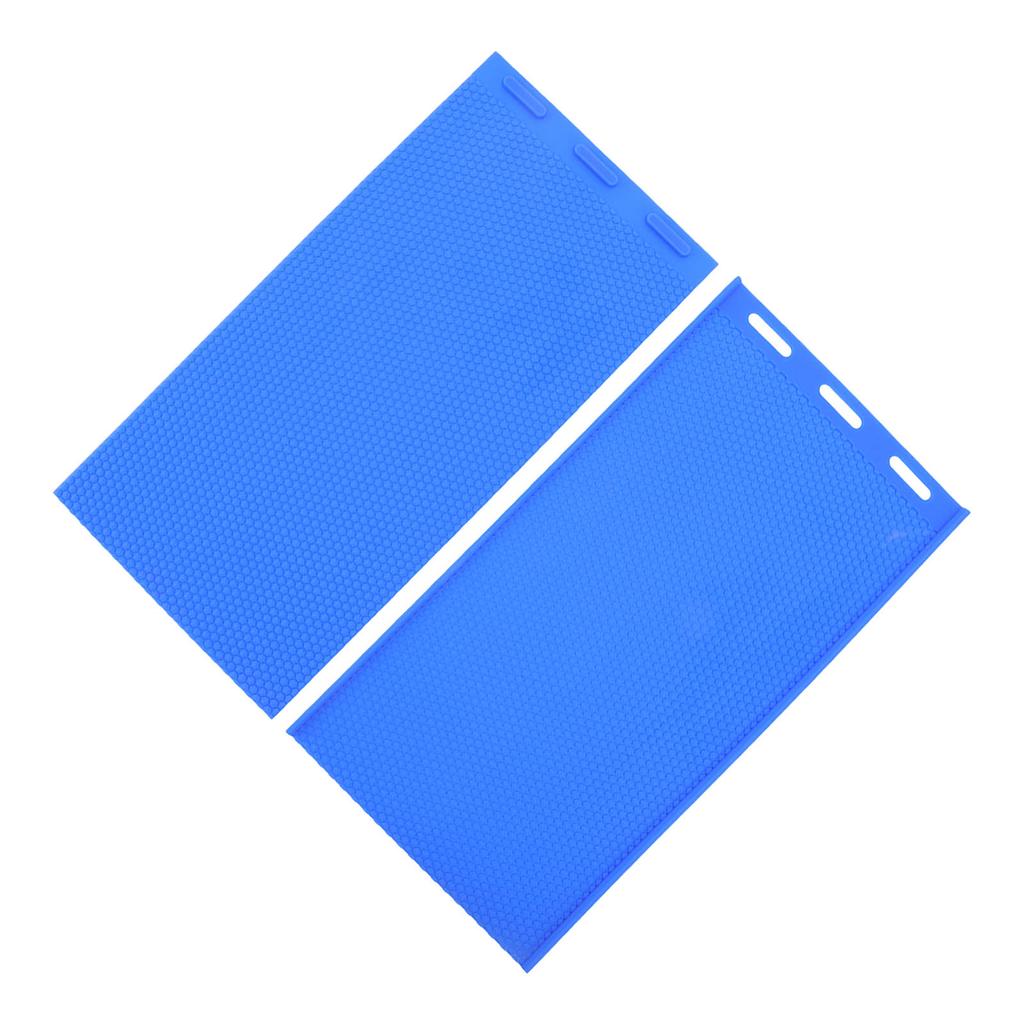 2Pcs Silicone Beeswax Sheet DIY Mold Soft Press Sheet Mould Tools Beeswax Embosser Machine for