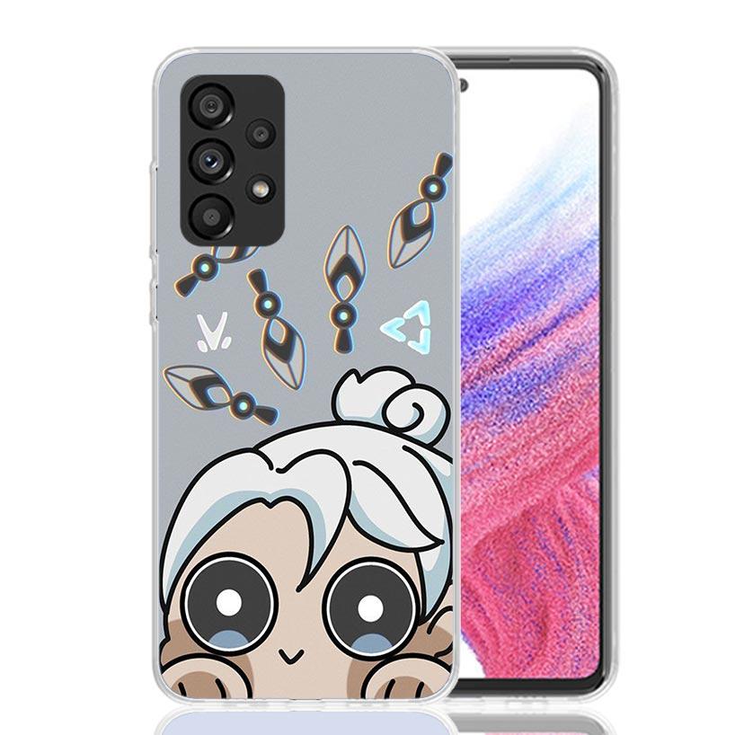 Game Valorant Cute Phone Case For Samsung Galaxy A13 A14 A15 A16 A17 A53 A54 A55 A56 A33 A34 A35 A36 A23 A24 A25 A26 A05S A04S