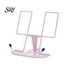 Book Holder for Office Use Foldable Iron Stand Adjustable with Non-Slip Base Portable Desktop book, Sheet Music & Study Stable