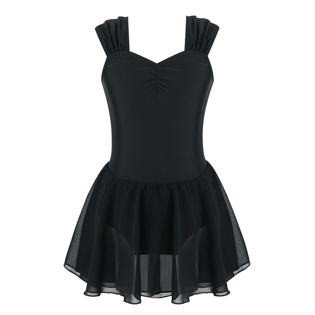 Kids Dancewear Basic Solid Color Leotard for Ballet Class