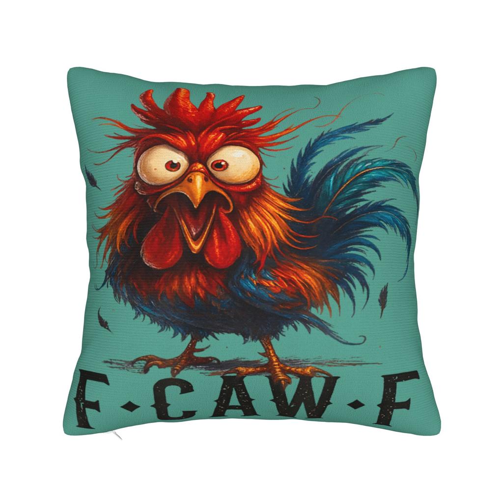 Chicken F-CAW-F  Pillowcases  Vintage Pillow Case For Sofa Car Home Decor Comfy Pillow Cover