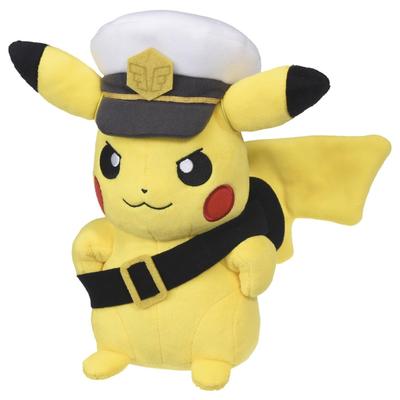 TAKARA TOMY Плюшевая игрушка Покемон Капитан Пикачу Версия с очками