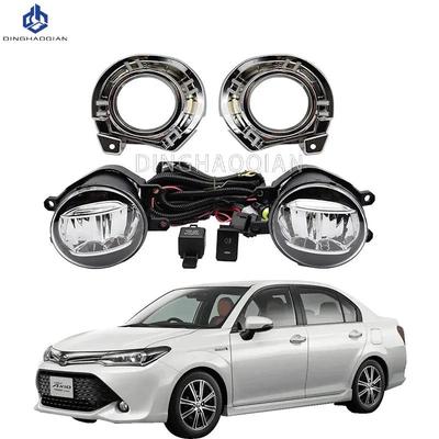 Светодиодные противотуманные фары для Toyota Axio Fielder 2016 2017 Противотуманная фара для фары Крышка противотуманной фары Решетка Рамка Жгут проводов Комплект переключателей