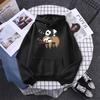 Panda Lying On A Sloth Prints Women Sweatshirt Autumn Fleece Warm Hooded Casual Fashion Hoodies All-Match Unisex Sportswear