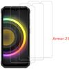 Защитное стекло для экрана для чехла телефона ulefone armor 21 на armor21 21case задняя крышка 360 защитный чехол-сумка 5