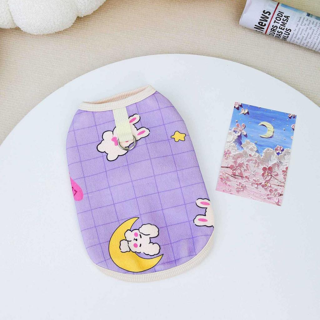 Dog Clothes Autumn Pet Teddy Bichon Small Dog Kitten Cat Traction Environmentally Friendly Warm Vest