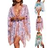 Women's Sexy One-piece Swimsuit Sunscreen Smock Print Swimwear Two-piece Set