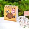 2026 Capybara Mini Calendario Tavolo Cute Office Standing Flip Calendar June 2025 - December 2026 Decorativo Studente