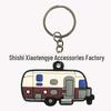 Милый мультяшный брелок для ключей Travel RV, подарочный кулон, аксессуары из ПВХ-материала