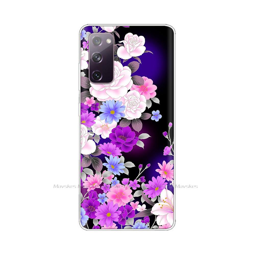 Чехол для Samsung S20 FE 4G 5G Мягкий ТПУ Силиконовый Чехол для Телефона Для Samsung Galaxy S20 Fan Edition S20 Lite FE S20FE Задняя Крышка Funda