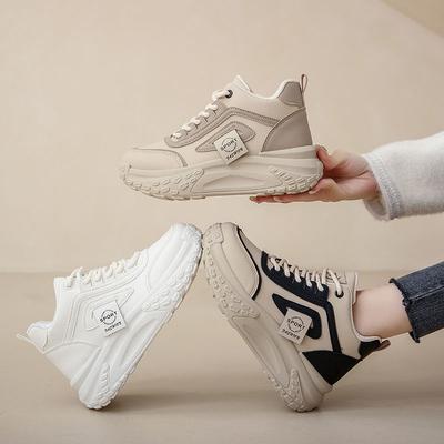 Женские кроссовки, новая осенняя женская обувь, универсальная спортивная и повседневная обувь, не утомляющая ноги, обувь на мягкой подошве, обувь на толстой подошве, увеличивающая рост