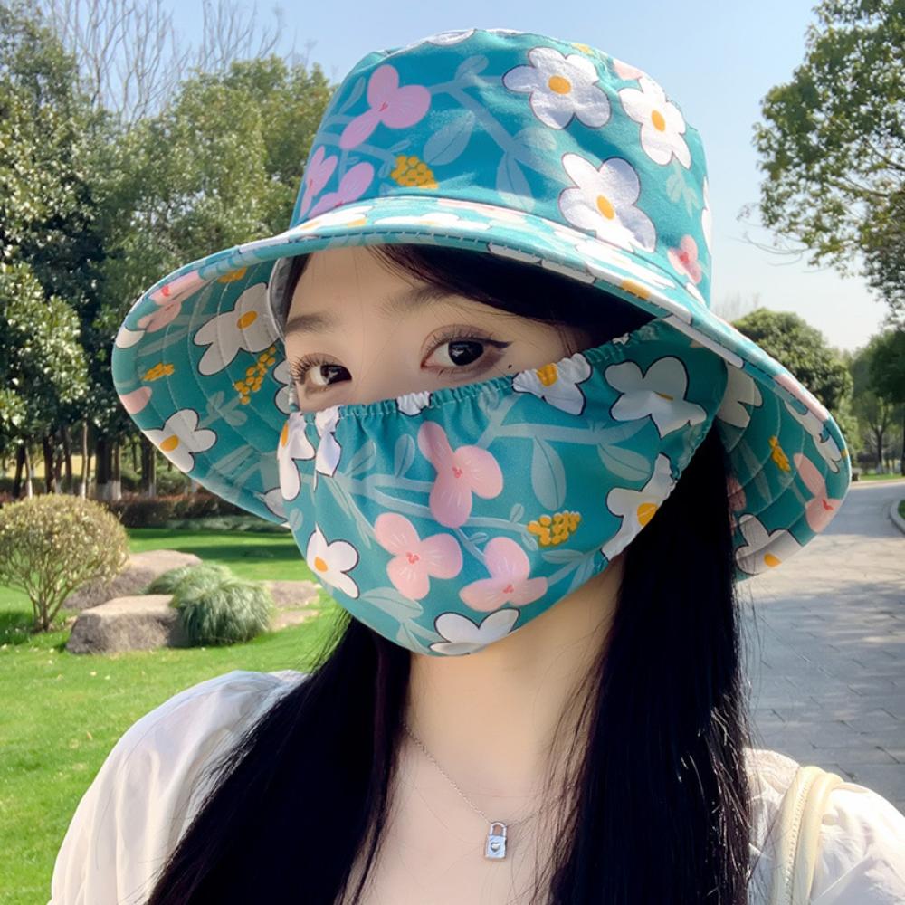 Цветочная женская шляпа от солнца, солнцезащитная шляпа, легкая солнцезащитная маска для скалолазания