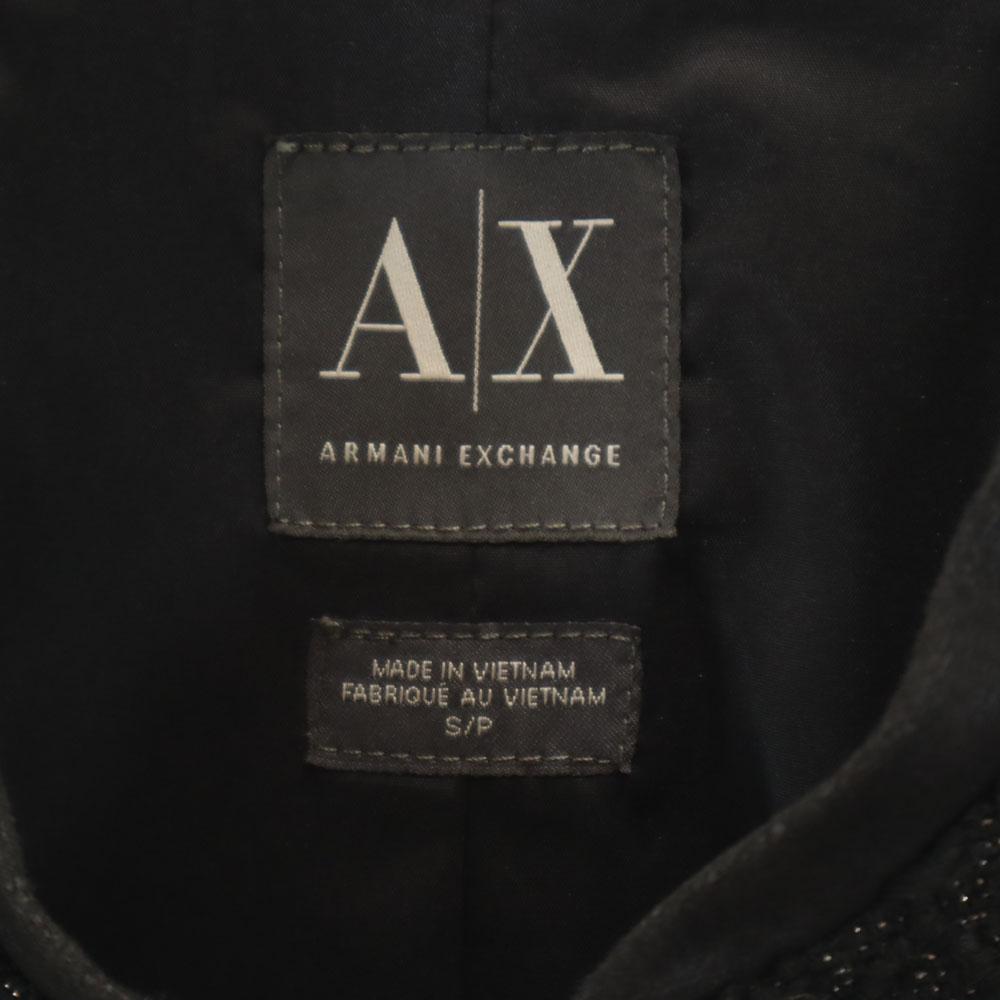 Armani Exchange Блузон из шерстяной смеси S черный Куртка Женская Б/у