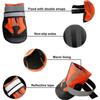 Dog Boots, 4 Pieces Waterproof Dog Boots With Reflective Straps, Paw Protectors For Small, Medium An