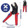 Crimping Pliers Crimping Tools Combo Tool Set with 6 Dies Crimper Press Pliers