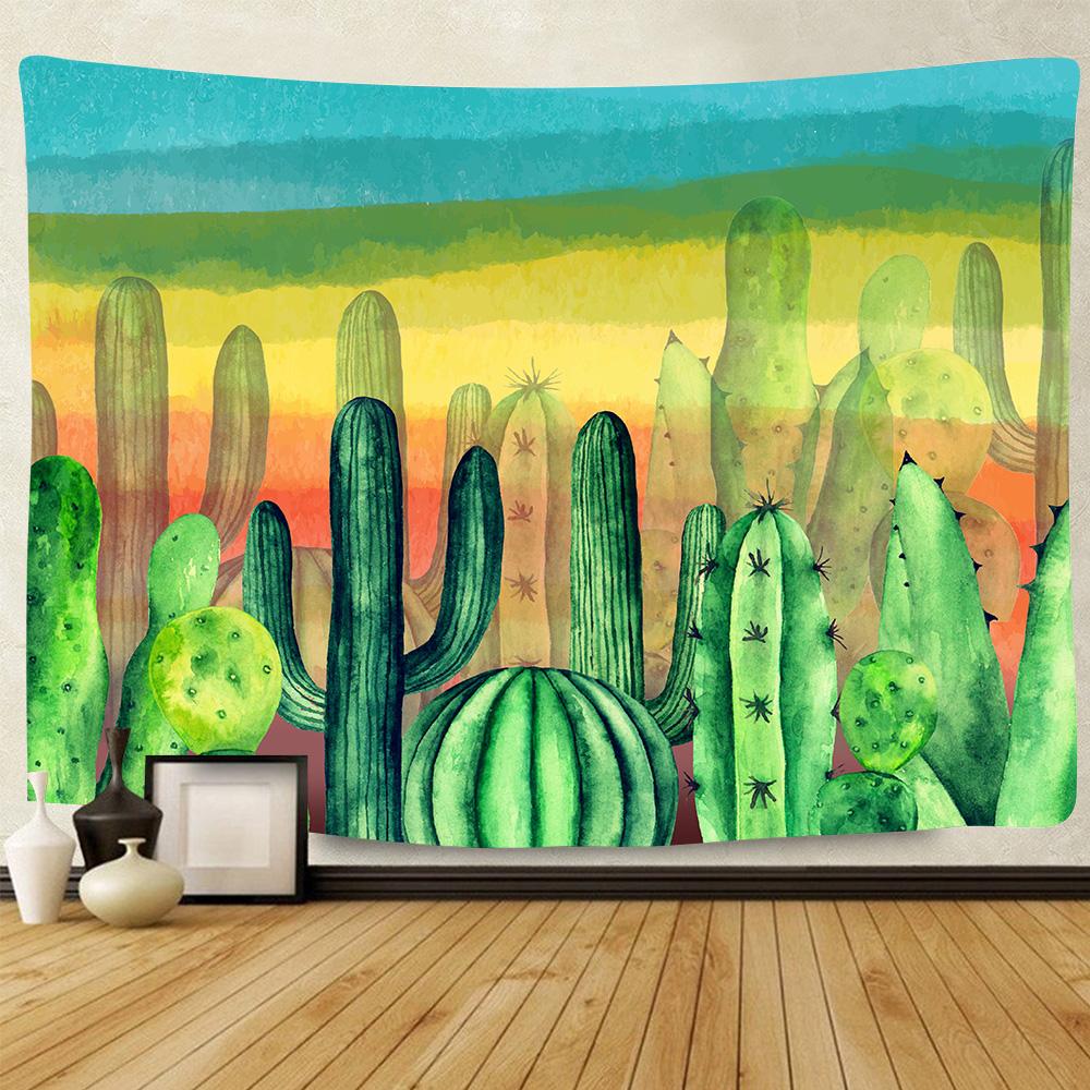 Colorful Floral Plant Print Tapestry Rose Art Pattern Tapestry Home Bedroom Decorative Tapestry