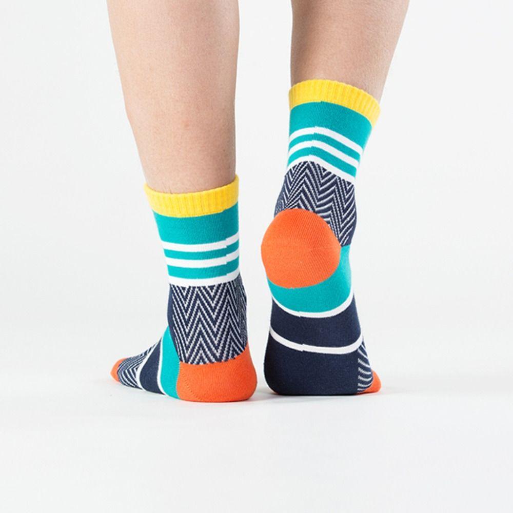 Soft Split-toed Socks Trendy Thick Long Tube Cotton Man Socks Middle Tube Hosiery Five Finger Socks