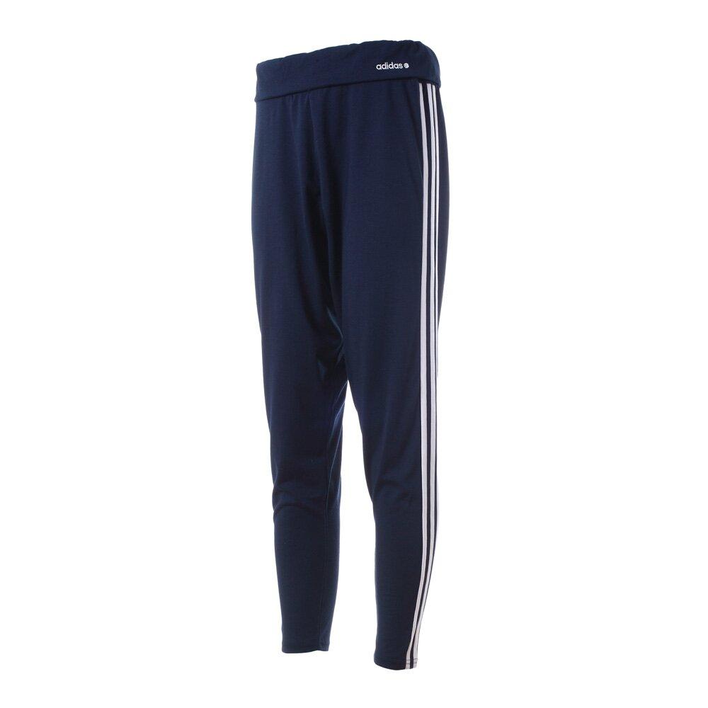 adidas Логотип серии Neo Casual Life Удобные Универсальные Однотонные Спортивные Длинные Брюки Женские низы Синий S26600