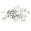 50Pcs Metal Gear Charm Pendants for Jewelry Making Diy Bracelet Accessories