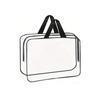Clear PVC Toy Storage Bags Transparent Toiletries Organizer Portable Handheld Zipper Bags for Board Game Building Blocks Puzzle
