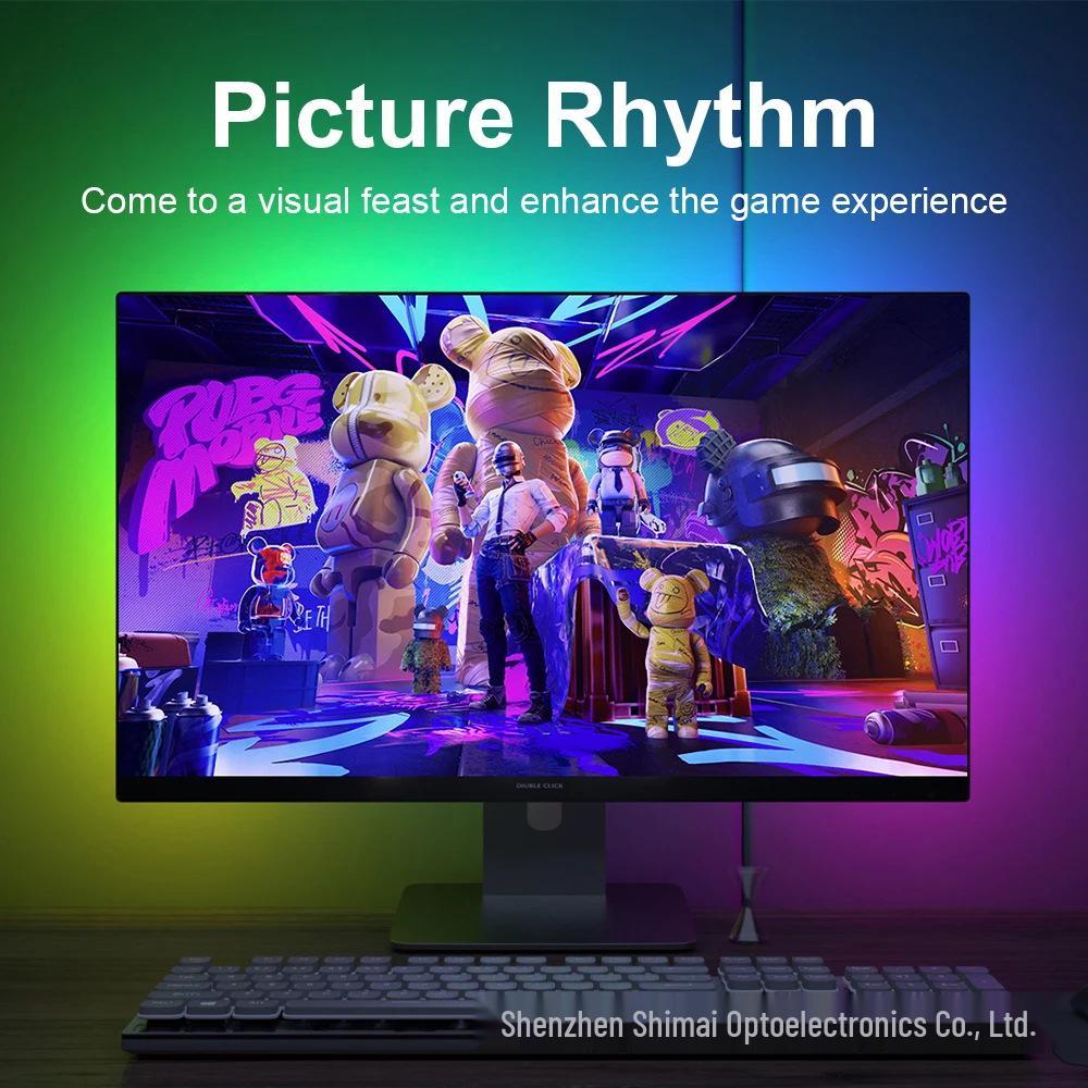 RGB Ambient Light Strip for E-Sports Room: Desktop Monitor Backlight with Screen Synchronization