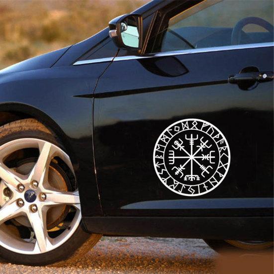 Уникальная руна компаса, автомобильная наклейка, наклейка для мотоцикла, ноутбука, украшение «сделай сам»