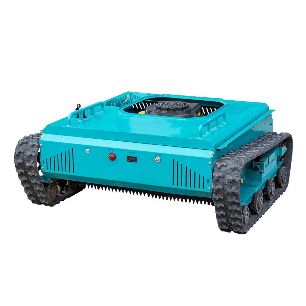 22HP Remote-Controlled Slope & Mountain Lawn Mower with Double Disc, Grass Crusher, and Household Weeder (CE Certified)