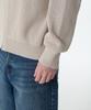 MUSINSA STANDARD Crochet Knit Hooded Zip-Up [Dusty Cream]