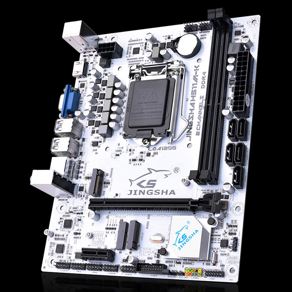 Материнская плата JINGSHA H511MK IntelSocket LGA1200 GEN 1011 Процессор Процессор DDR4 Двухканальный 5xSATA