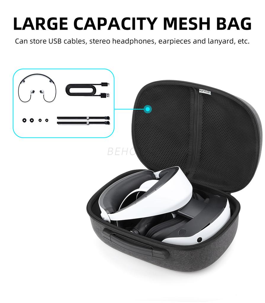 Portable Storage Bag For PS VR2 Protection Box Travel Suitcase for PlayStation VR2 Head Strap Case Accessories
