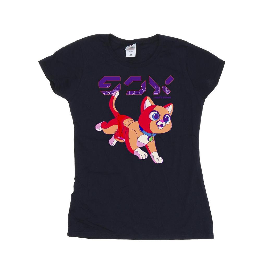 Disney Womens/Ladies Lightyear Sox Digital Cute Cotton T-Shirt