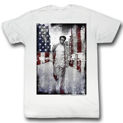 James Dean American White Adult T-Shirt Unisex T-Shirt