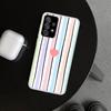 Радужный градиентный чехол-обложка с сердцем для Samsung Galaxy A12 A22 A32 A52 A72 A02S A51 A50S A31 A20S A10S Note 20 Ultra 10 Plus