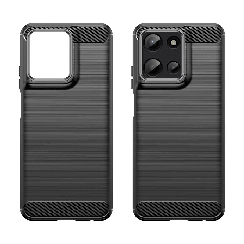 Для Чехол Motorola Moto G 5G 2025 Чехол Moto G 5G 2025 Capas Бампер для телефона Ударопрочный ТПУ Мягкий Углеродное волокно Fundas Moto G 5G 2025