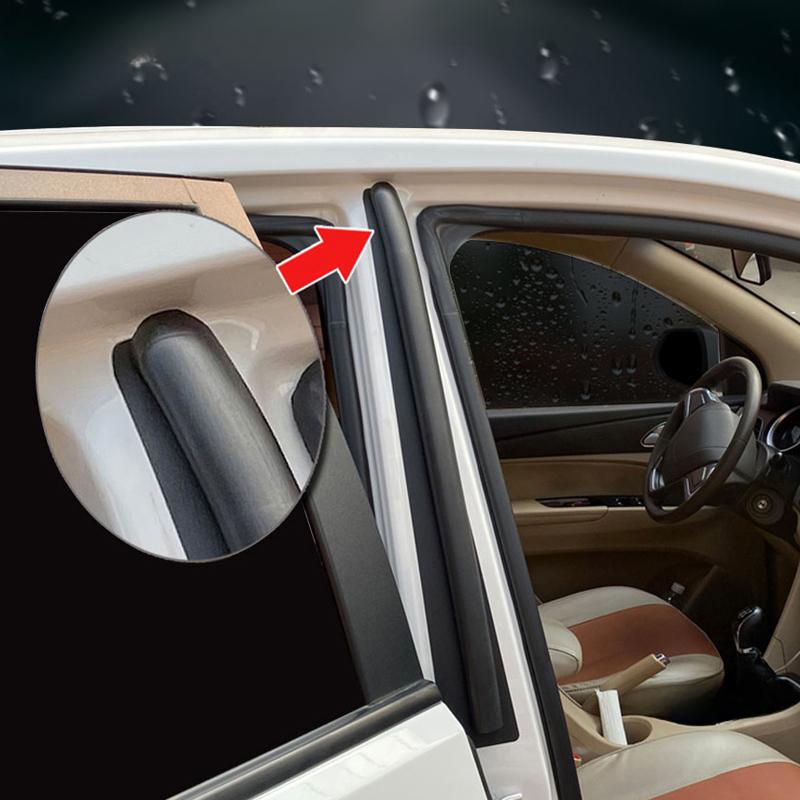 Уплотнительная лента для стойки B автомобиля, резиновая уплотнительная лента для двери автомобиля, средняя колонна, водонепроницаемая пылезащитная самоклеящаяся уплотнительная лента