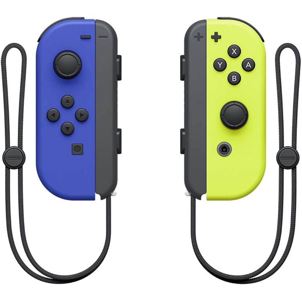 [Genuine Nintendo] Joy-Con (L) Blue/ (R) Neon Yellow