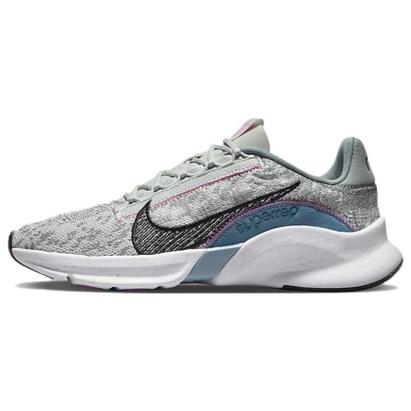 Nike Женские кроссовки SuperRep Go 3 Next Nature Flyknit 'Белый Фиолетовый Пепельный' DH3393-004
