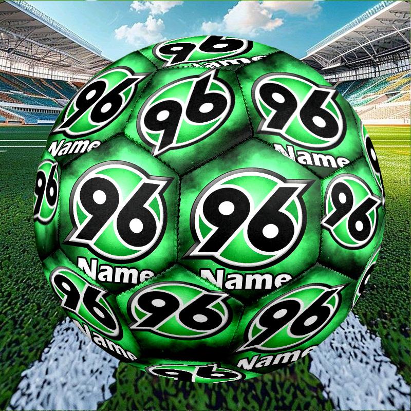 Custom Name Personalized Hannover 96 Football Print Size 5 Soccer Ball Training & Match Football, for Team, Kicking, Gift for Football