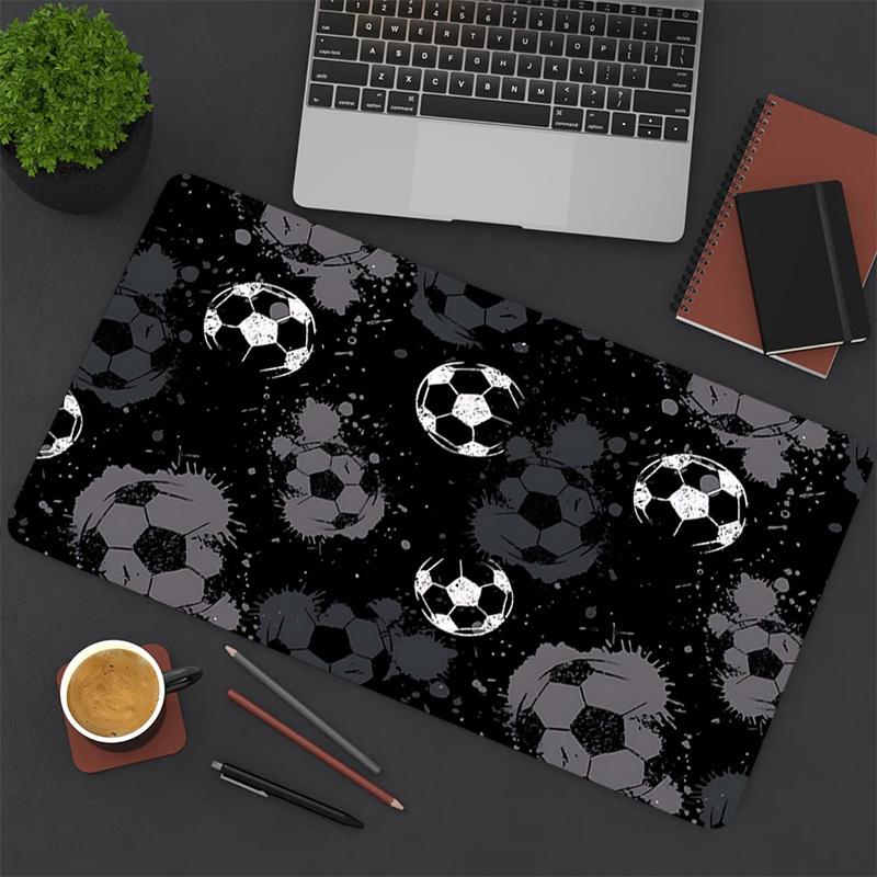 1PC Soccer ball Oversized Mouse Pad - Non-Slip Rubber Base Perfect for Office School Esports Home Decor Desk Mat 263A