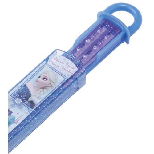 Skater Chopsticks, 16.5cm, with Chopstick Case, Disney Frozen 23, for Girls, Antibacterial, Made in Japan, ABS2AMAG-A