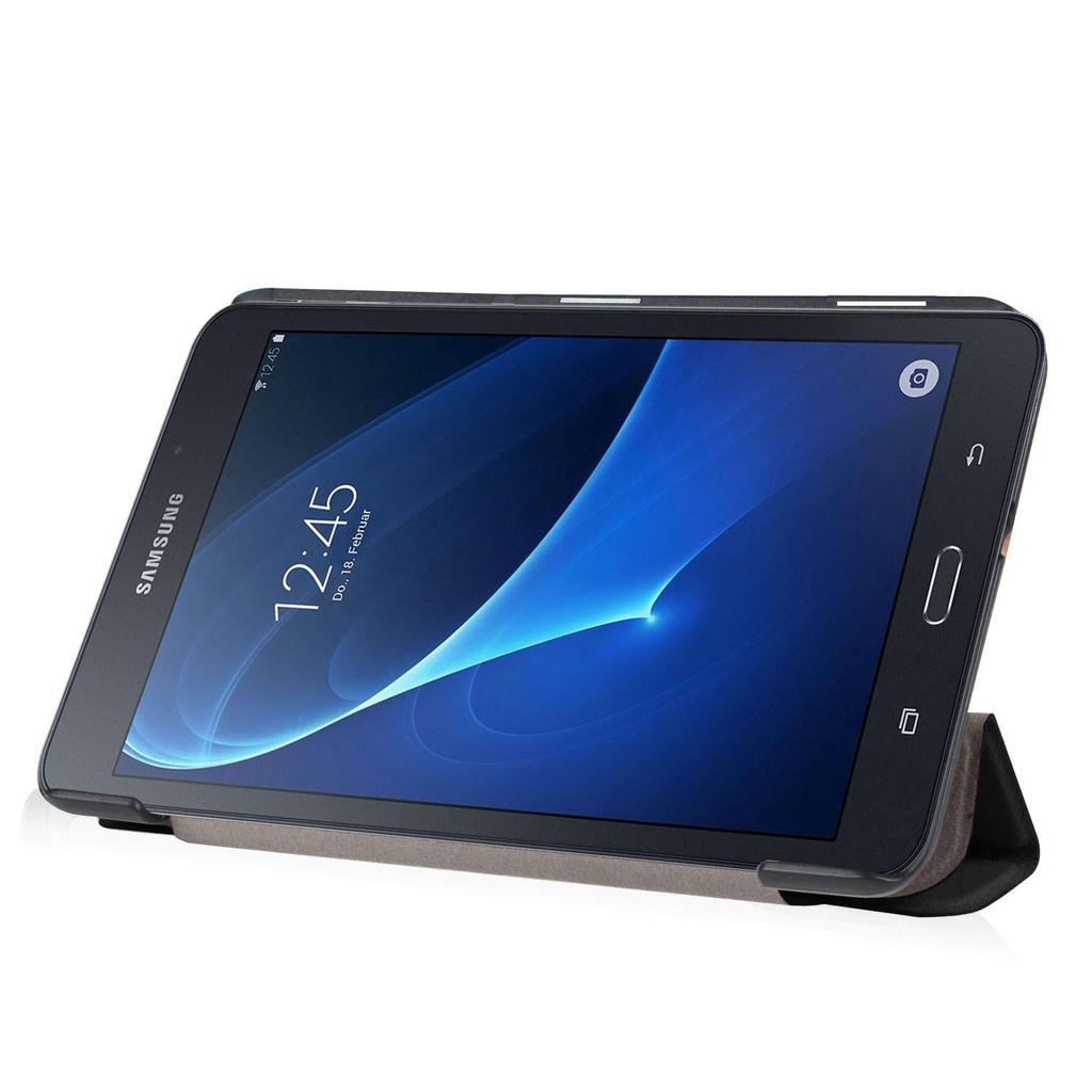 Кожаный трехстворчатый защитный чехол для Samsung Galaxy Tab A6 7.0 SM-T280/T285